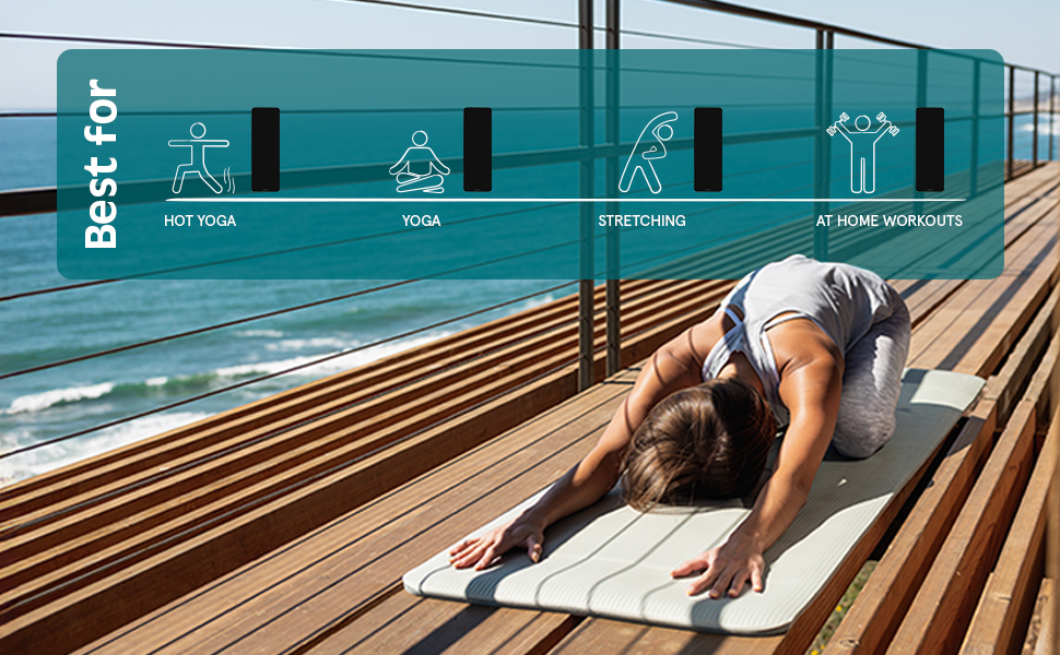 Retrospec Solana 1&amp;#34; Yoga Mat