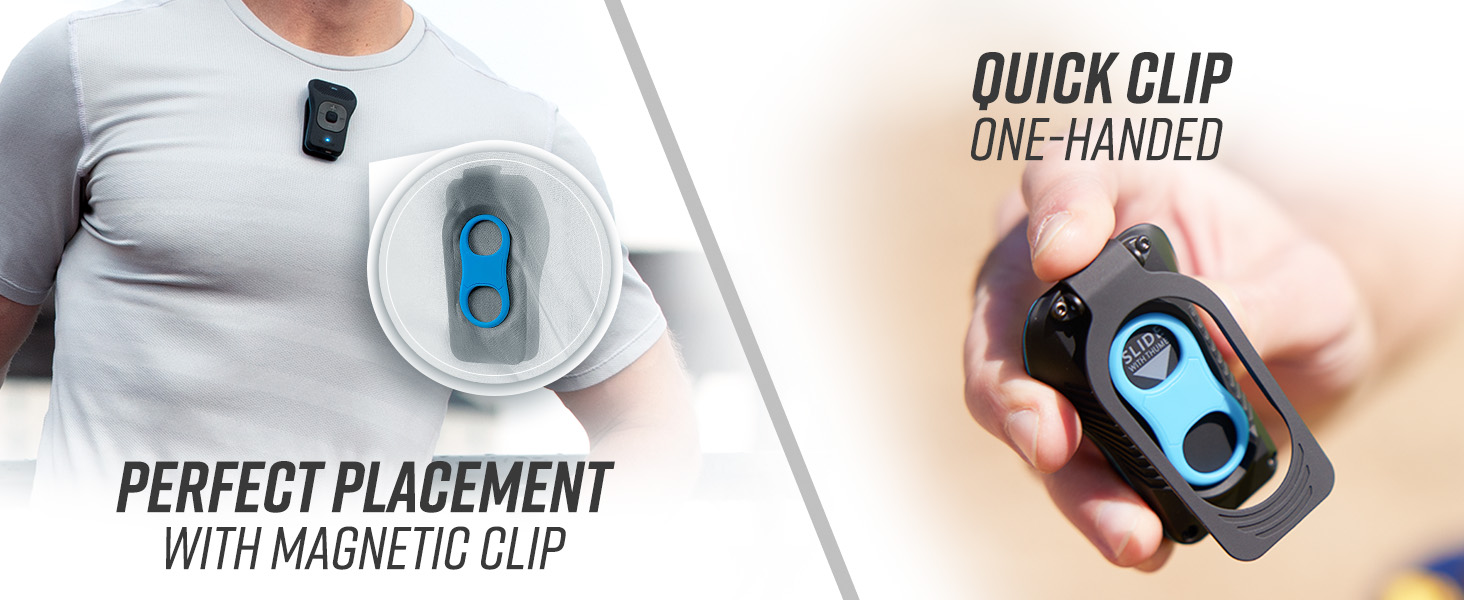 Noxgear 39g Speaker | Wear it Securely with Patented Magnet Quick Clip One-Handed Spring Clip