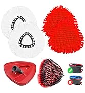 Hezane Mop Heads Replacement Compatible with O-Cedar EasyWring 1-Tank System, Includes 2 Microfib...
