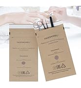 100pcs Self-Sealing Sterilization Pouches,Dry Heat Autoclave Kraft Paper Cleaning Bags for Dentis...