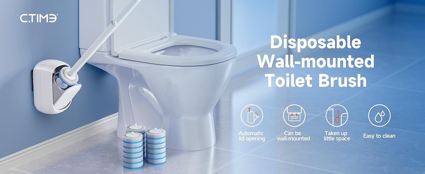 A+Details page Disposable toilet brush picture 1