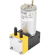Oumefar 24V 0.4-1L/min Miniature Diaphragm Pump Vacuum Pump Micro Vacuum Pump Miniature Diaphragm...