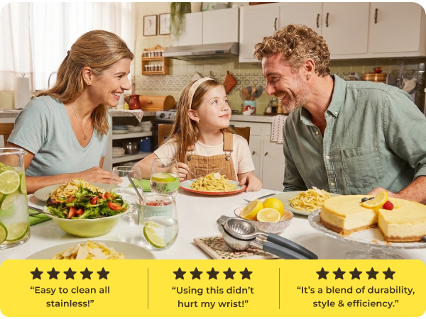 Stainless Steel Lemon Squeezer Kensington London