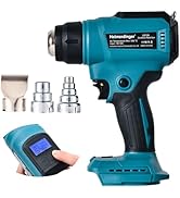Cordless Heat Gun Compatible with Makita 18V Battery, Max 1202°F Heavy Duty Hot Air Gun with Over...
