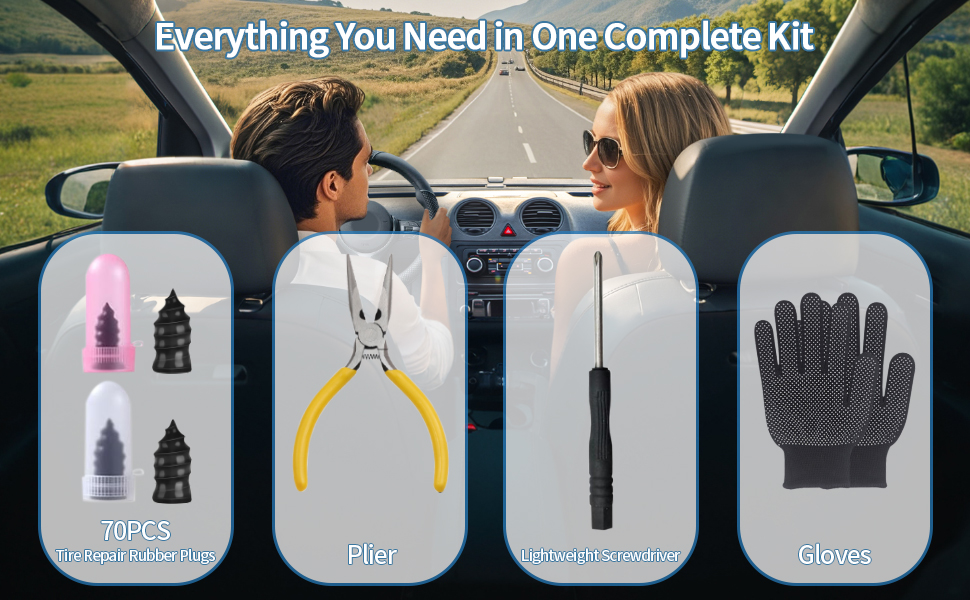flat tire repair kit tire repair kit with plugs flat tire screw plugs tire repair rubber nail
