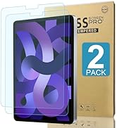 2 Pack - Tempered Glass &amp; Blue Light Blocking Screen Protector Film for iPad Air 5th/4th, 10.9 In...