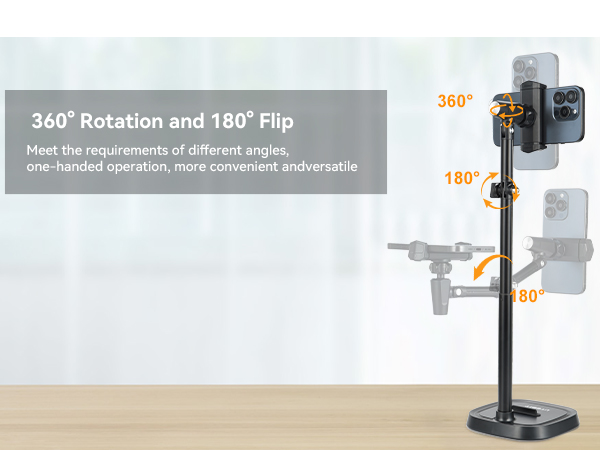 UTEBIT Adjustable Phone Stand for Desk