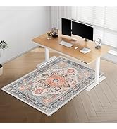 Kuyal Chair Mat for Hard Floors, 36'' x 55'' Floor Mats Wood/Tile Protection Mat, Office Chair Ru...