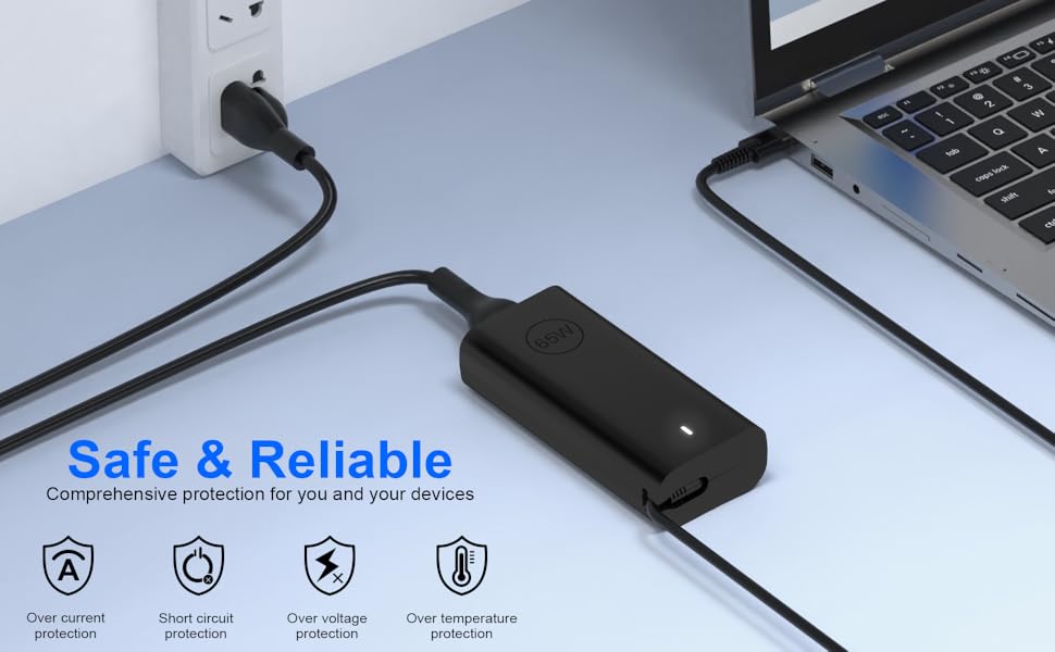 Dell 65w usb c charger,Dell Latitude Laptop Charger,Dell Latitude Charger,Dell Chromebook Charger .