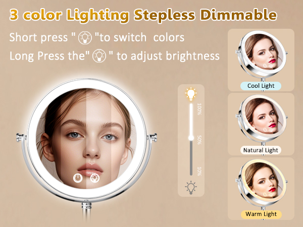 vanity mirror with lights