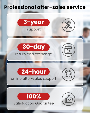 professional after-sales service