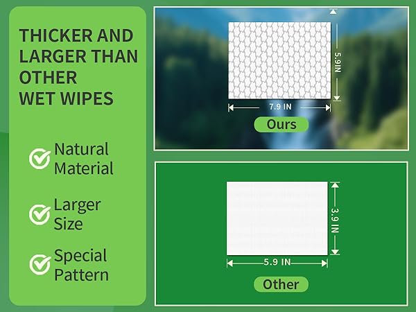 flushable wipes