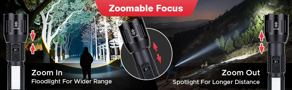 Flashlight High Lumens Rechargeable