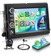 Orderich 4G+64G Android Car Radio for Ford F150 2004-2008 with Wireless CarPlay Android Auto, 7 I...