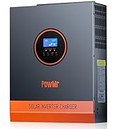 Solar Inverter 5000W 48V to 110V, Pure Sine Wave Power Inverter 5000 watt Built in 80A MPPT Contr...