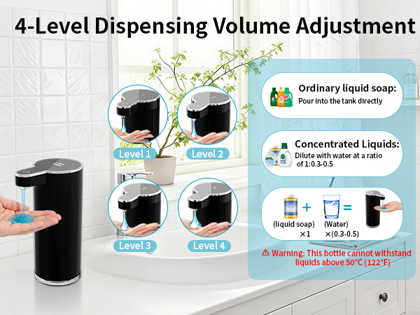 stainless steel automatic soap dispenser