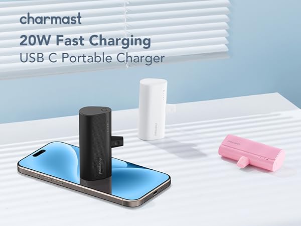 Small portable charger for iphone 15 16