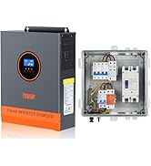 5000W Solar Inverter 48V with 80A MPPT Controller Max.PV Input 5500W,500V,22A &amp; PV Combiner Box w...