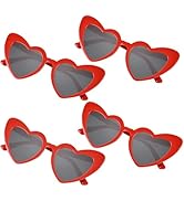 NACHLYNN 4/12/24 Pairs Heart Shaped Sunglasses Bachelorette Sunglasses Love Vintage Heart Glasses...