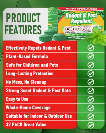 Peppermint Oil Mouse Repellent Pouches