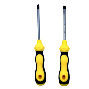 1 Cross Screwdriver and 1 Slotted Screwdriver