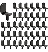 QTLCOHD 100Pcs Shelf Support Pegs 5mm Cabinet Shelf Pins L-Shaped Shelf Pins Style Metal Adjustab...
