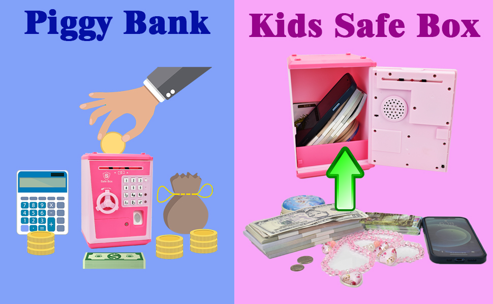 Piggy Bank Kids Safe Box