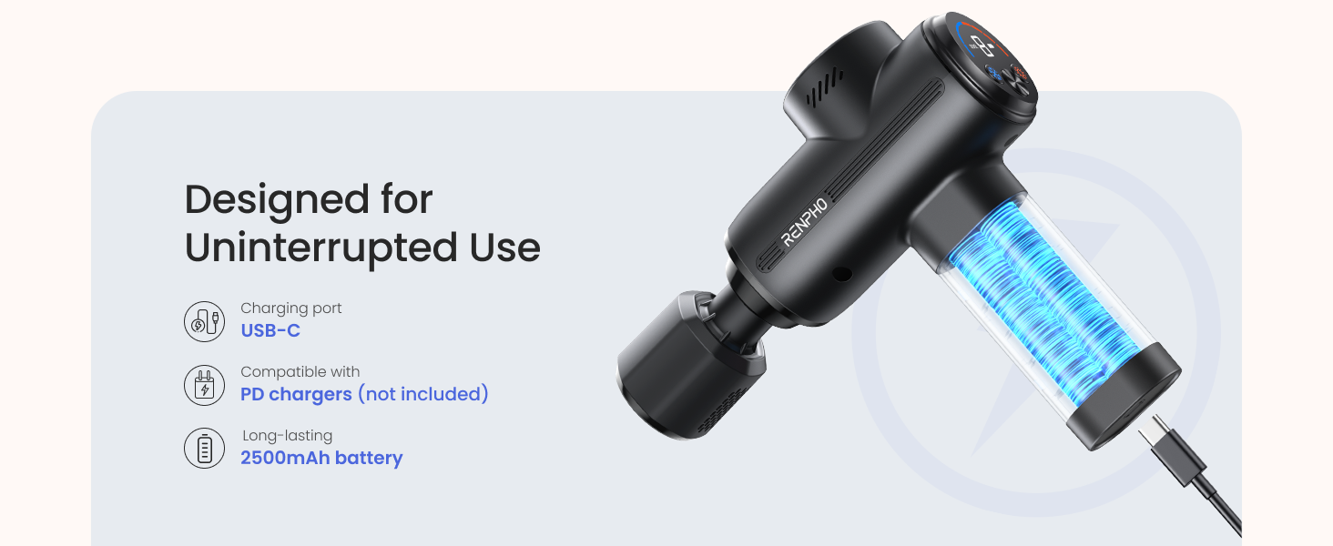 Massage Gun with Heat and Cold Therapy Professional Deep Tissue Handheld Massager