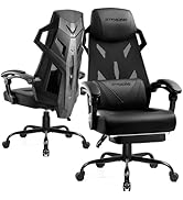 GTRACING Gaming Chair, Computer Chair with Mesh Back, Ergonomic Gaming Chair with Footrest, Recli...
