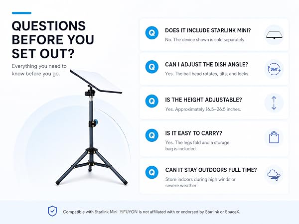 starlink mini tripod stand
