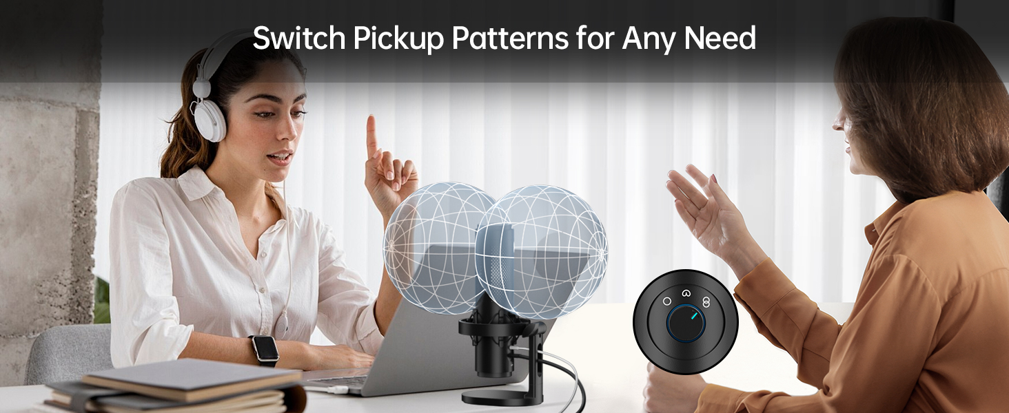 Microphone usecase scenario with Bipolar Pattern