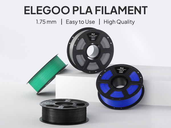 ELEGOO PLA 3d printer filament 1.75mm plastic spool