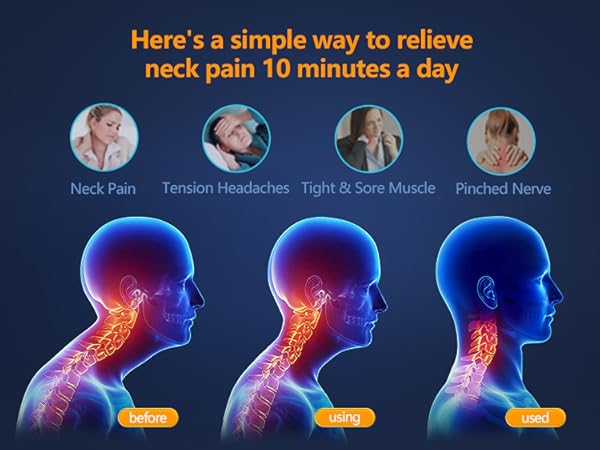 Cervical Neck traction device is the ideal neck and shoulder relaxer for neck pain relief.