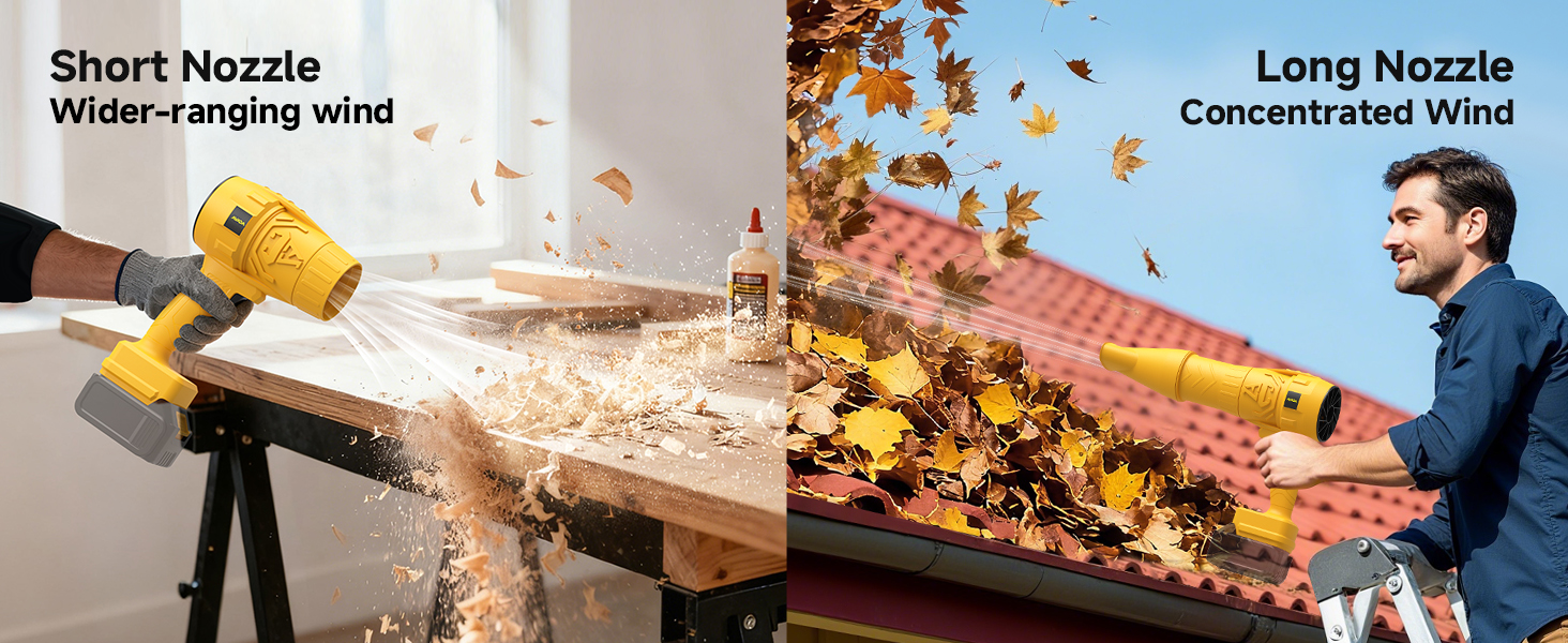Cordless Leaf Blower Compatible With Dewalt 20v Max Battery
