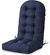 DANGHOOGY Outdoor/Indoor Adirondack Chair Cushion, Waterproof Outdoor Rocking Chair Cushion with ...
