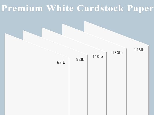 Premium White Cardstock Paper