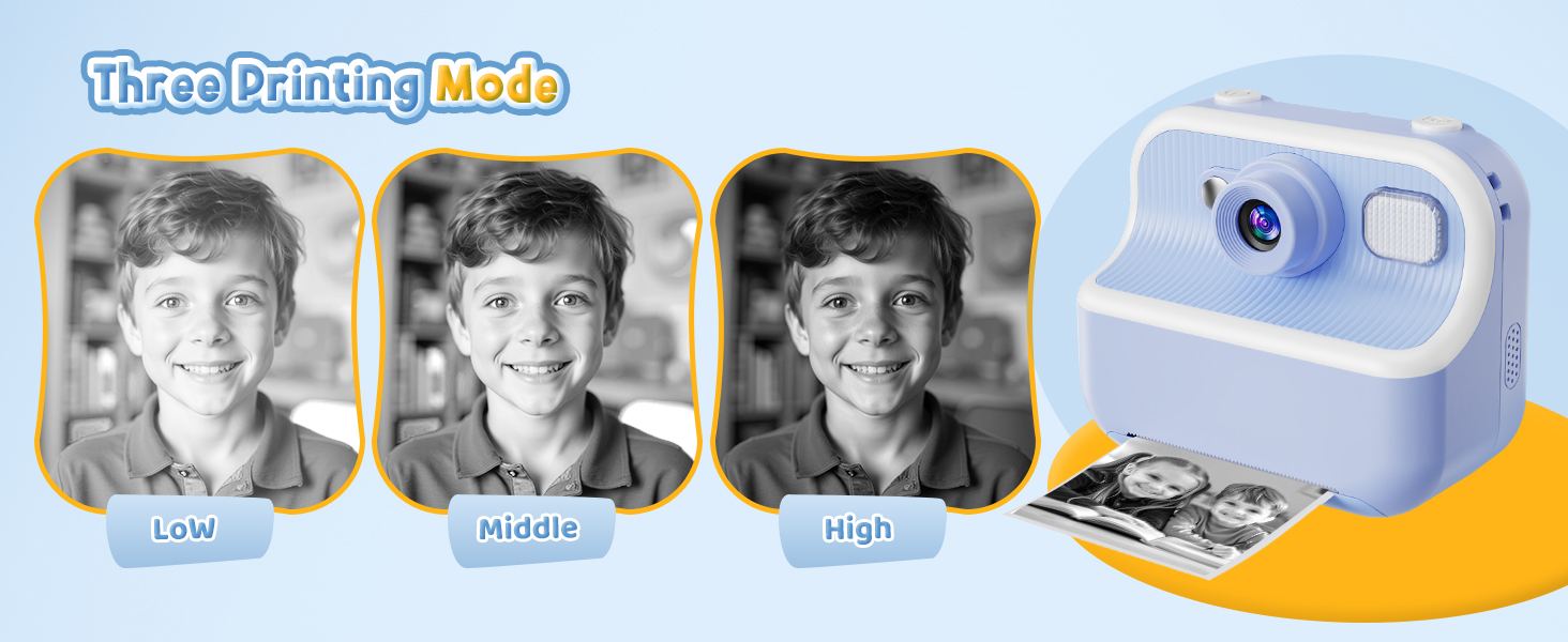 kids instant print camera