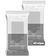Swanky Stainless Steel Cleaner Wipes - Grime & Grease Remover Kitchen Cleaning Supplies - Clean &...