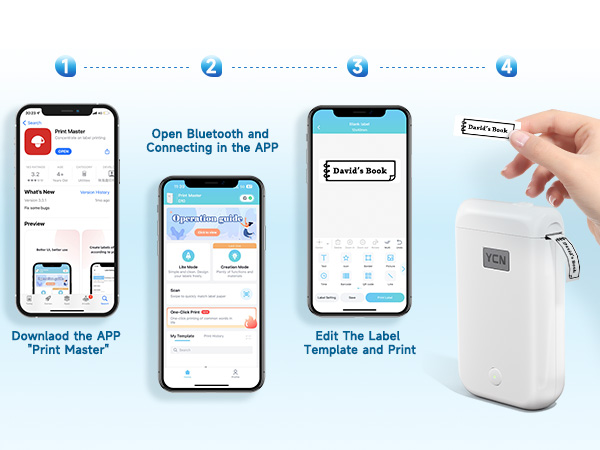 label maker, label makers, bluetooth label maker, portable label maker, mini label maker