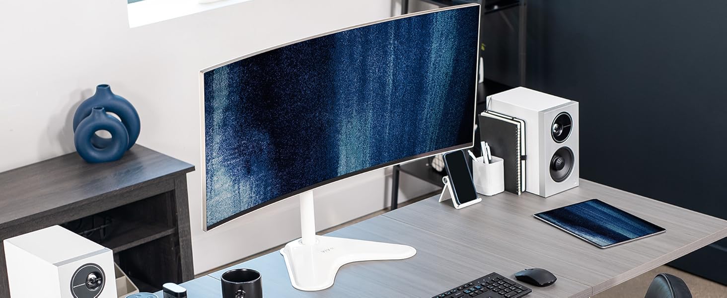 Free Standing Single Monitor Stand