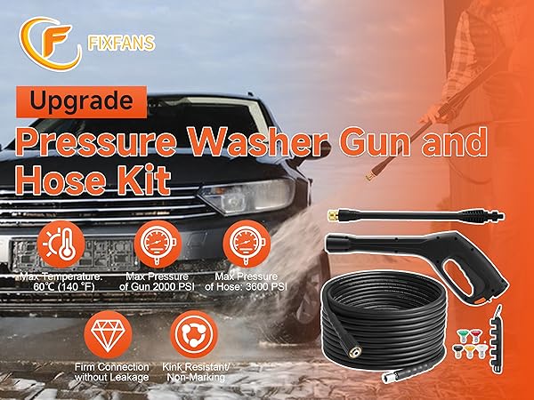 Pressure Washer Gun and Wand Kit