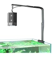 hygger 60W Planted Aquarium Light Full Spectrum RGB COB LED Clip On Fish Tank Grow Light with Mou...