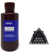 EPAX 3D Printer Hard and Tough Resin for LCD DLP SLA Resin 3D Printers, 1000g Black