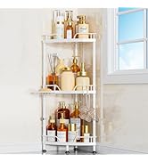 cutefafa Corner Shower Caddy Standing 3 Tier Shower Shelf Organizer for Bathroom Floor Shower Cor...
