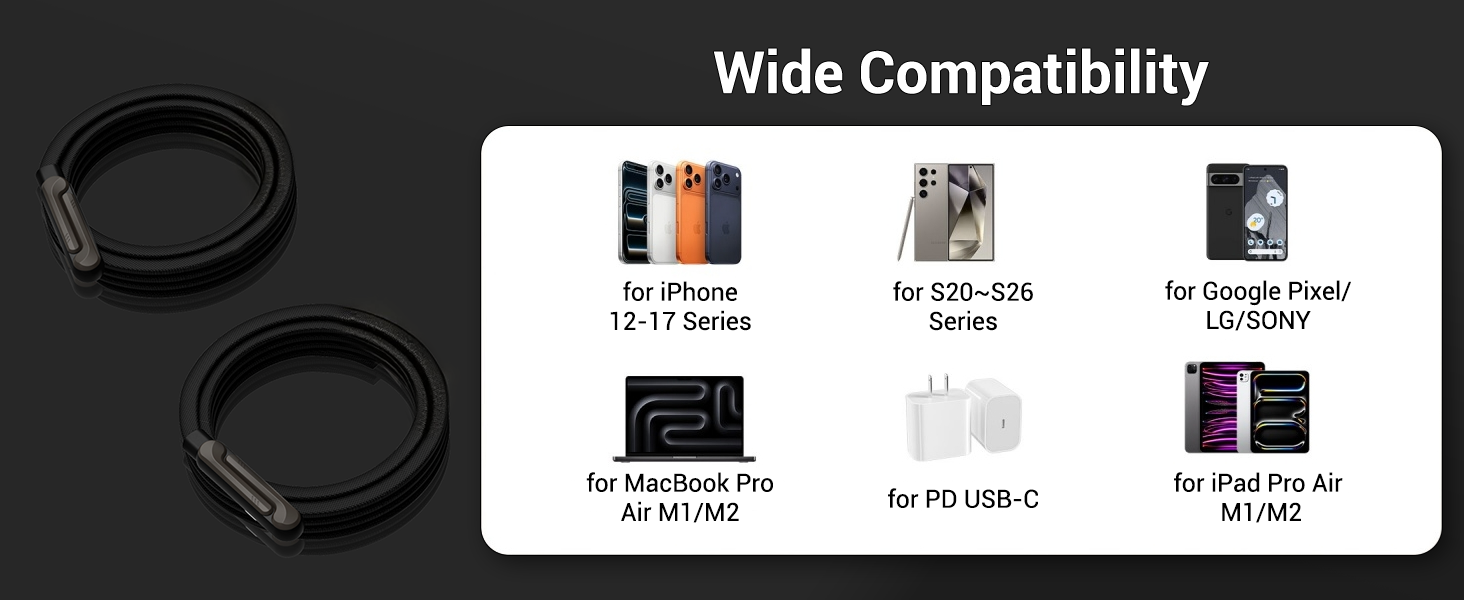 Invisible Holder Charger Cable