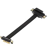 SinLoon PCIE 3.0 Extension Cable,36PIN 1X Extension Cable, 90 Degree PCI Express 1X Extend Card,f...