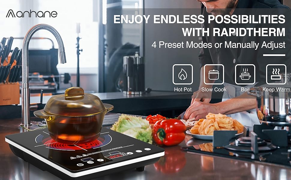 portable induction cooktop single burner