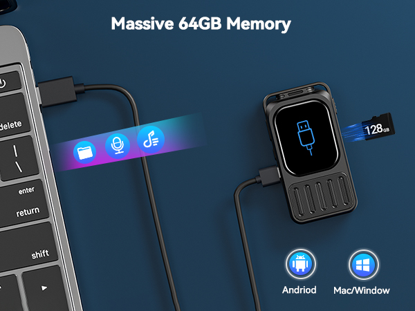 voice recorder 128GB