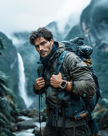 100-Day Battery Life,2.13&amp;#34; AMOLED Outdoor Sports Smartwatch