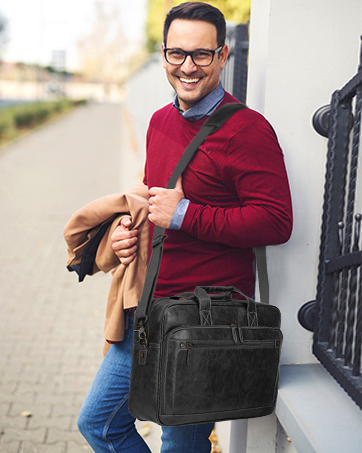 leather laptop bag for men